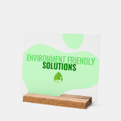 エコフレンドリー標識 アクリルサイン (傾斜)