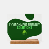 エコフレンドリー標識 アクリルサイン (正面)