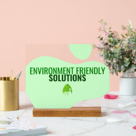 エコフレンドリー標識 アクリルサイン