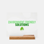 エコフレンドリー標識 アクリルサイン (正面)