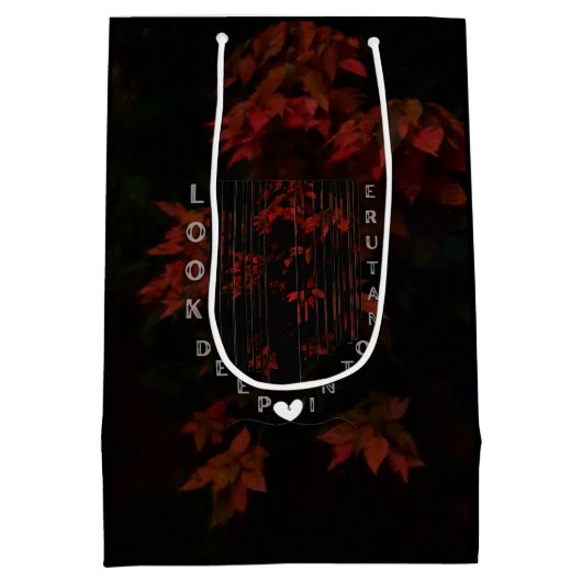 エコフレンドリー自然 ミディアムペーパーバッグ (裏面)