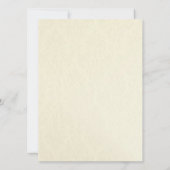 エコフレンドリー フォーマル エクルー 結婚式招待状 招待状 (裏面)