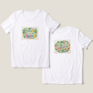 エコフレンドリーTシャツ - 持続可能で鮮やかなフロ トライブレンドTシャツ