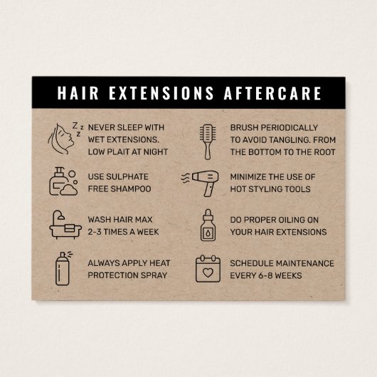 エコプレミアムクラフトヘアエクステンションアフターケア (裏面)