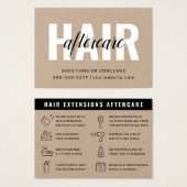 エコプレミアムクラフトヘアエクステンションアフターケア (正面&裏面)