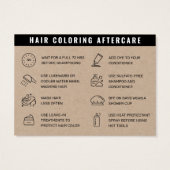 エコプレミアムクラフトヘアカラーリングアフターケア (裏面)