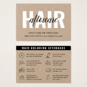 エコプレミアムクラフトヘアカラーリングアフターケア (正面&裏面)