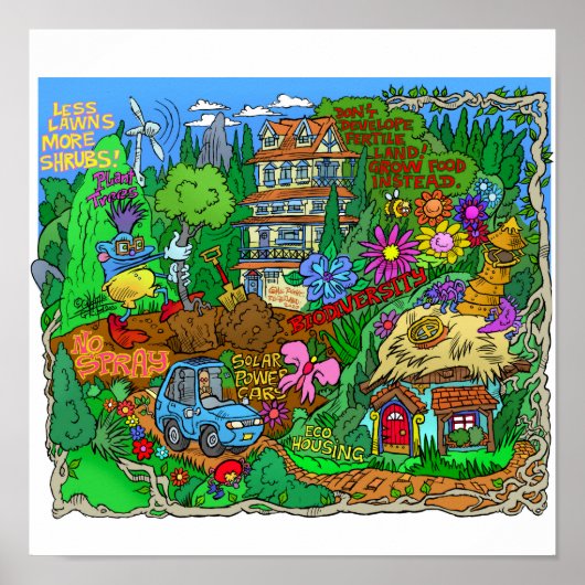 エコライフスタイルのポスター ポスター (正面)