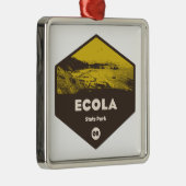 エコラ州パークオレゴン メタルオーナメント (右)