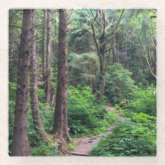 エコラ州パーク、オレゴン、キャノンビーチ ガラスコースター (正面)