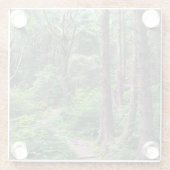 エコラ州パーク、オレゴン、キャノンビーチ ガラスコースター (裏面)