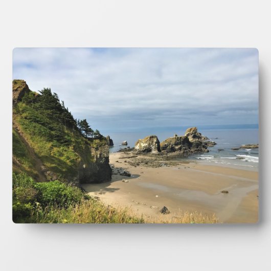 エコラ州パーク、オレゴン、キャノンビーチ フォトプラーク (正面)