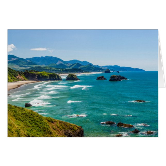 エコラ州パーク、オレゴン。クレセントのパノラマ (正面横)