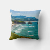 エコラ州パーク、オレゴン。クレセントのパノラマ クッション (裏面)