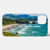 エコラ州パーク、オレゴン。クレセントのパノラマ Case-Mate iPhoneケース (裏面 (横))