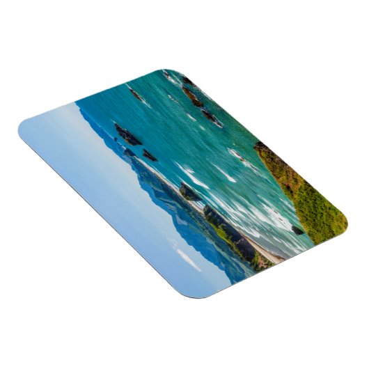 エコラ州パーク,オレゴン。三日月のパノラマ マグネット (右側)