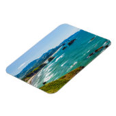 エコラ州パーク，オレゴン。三日月のパノラマ マグネット (左側)