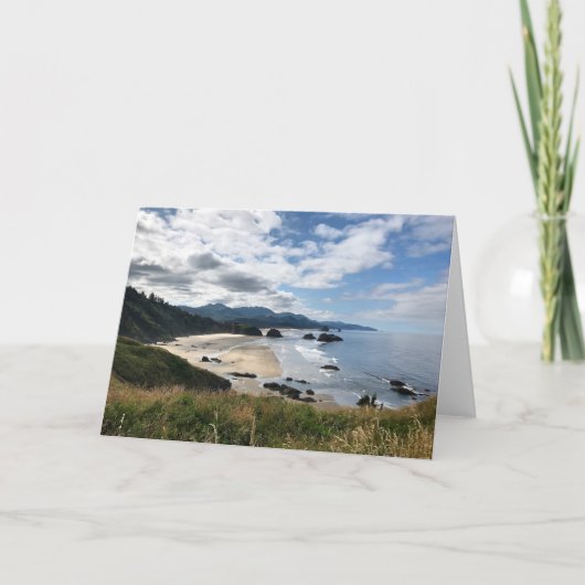 エコラ州ビーチ、オレゴン カード (正面)