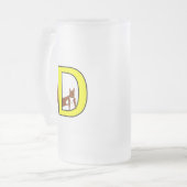 エコルセジデルボクスタフDホーガーハンド フロストグラスビールジョッキ (正面左)