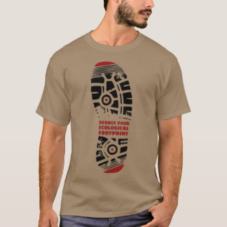 エコロジカルフットプリントのステッカーampギフト環境 tシャツ