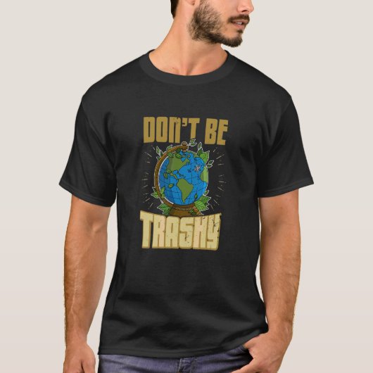 エコロジスト 環境保護 動物 植物 Tシャツ (正面)