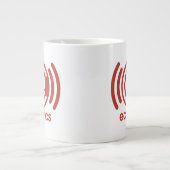 エコロジーのジャンボマグ ジャンボコーヒーマグカップ (正面)