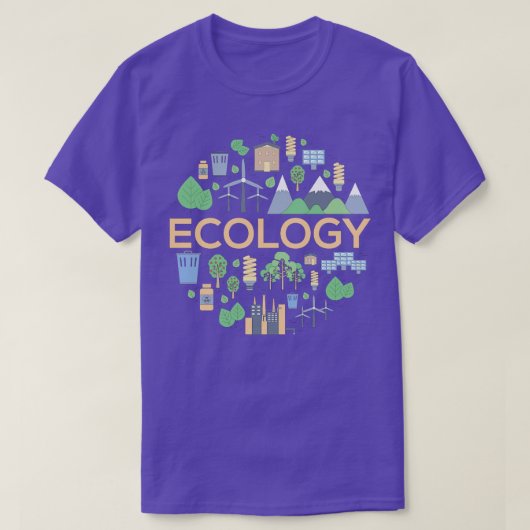 エコロジードードルコンセプト Tシャツ (デザイン正面)