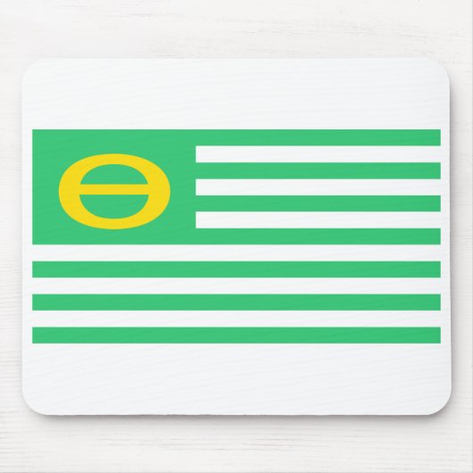 エコロジー国旗 マウスパッド (正面)