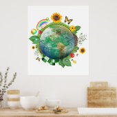 エコロジー：リサイクル- ポスター (キッチン)