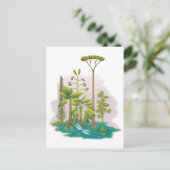 エコロジー：木を植える –  ポストカード (スタンド正面)