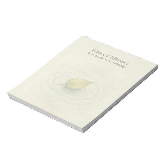 エコーと提供 | 毎日の反射 ノートパッド (回転)