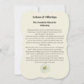 エコーと提供 | 池の側の儀式 (正面)