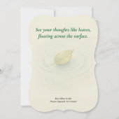 エコーと提供 | 池の側の儀式 (裏面)