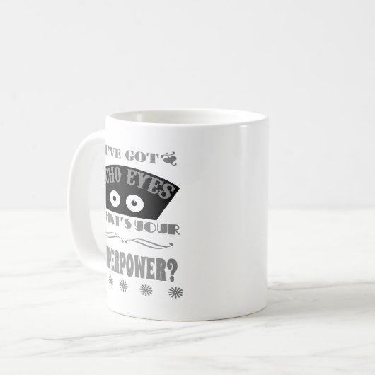 エコーは超出力を注目します(灰色) コーヒーマグカップ (正面左)