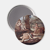 エコーアンドナルシスバイプッシンニコラス マグネット (正面/裏面)