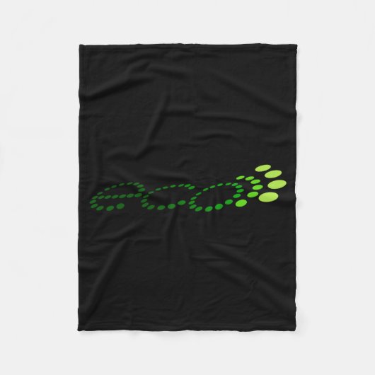 エコーエコTシャツ フリースブランケット (正面)