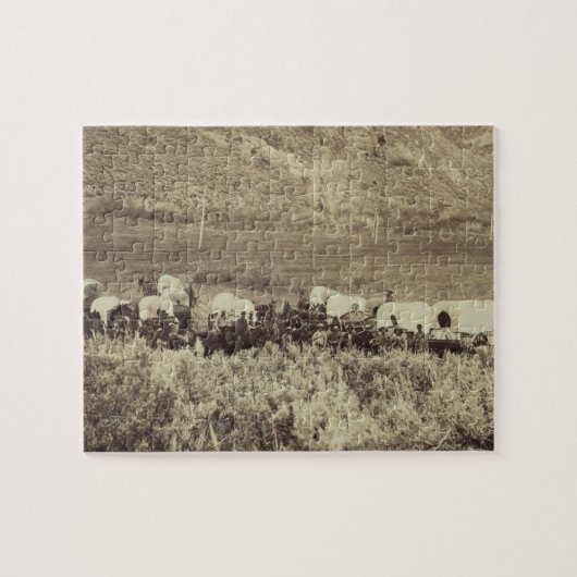 エコーキャニオン写真のエミグラントトレイン ジグソーパズル (横)