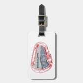 エコークリフスカリフォルニアロック登山カラビナー ラゲッジタグ (正面縦)