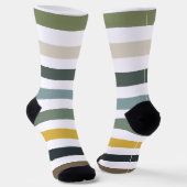 エコーストライプのトレイル地球に優しソックス – 青/緑 ソックス (傾斜あり)