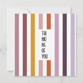 エコートレイルカスタムスの名刺 – ピンクのヒュースストライプズ 招待状