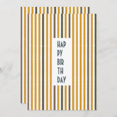 エコートレイルカスタムスの名刺 – マスタードストライプ付き シーズンカード (正面/裏面)