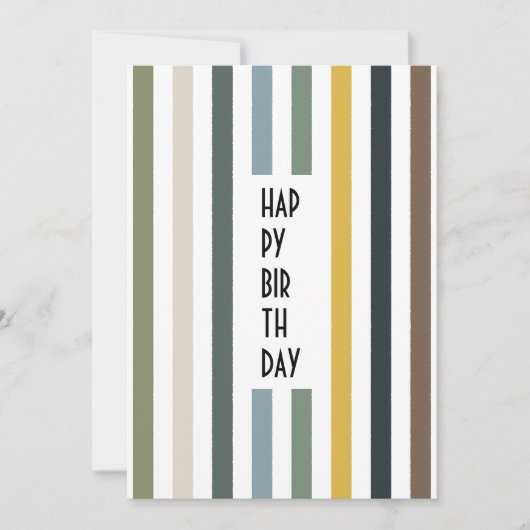 エコートレイルカスタムスの名刺 – 青/緑の色相ストライプ数 シーズンカード (正面)