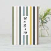 エコートレイルカスタムスの名刺 – 青/緑の色相ストライプ数 シーズンカード (スタンド正面)