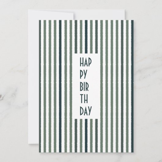 エコートレイルカスタムスの名刺 – Matcha緑ストライプ色 シーズンカード (正面)