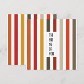 エコートレイルカスタムスカー自然ド – ヒュースストライプズ 招待状 (正面/裏面)