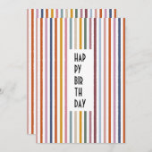 エコートレイルカスタムス数々のカード – 色ストライプ付き シーズンカード (正面/裏面)