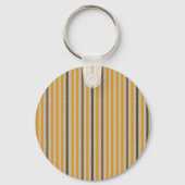 エコートレイルカスタムズメタルキーリング – マスタードイエロー キーホルダー (正面)