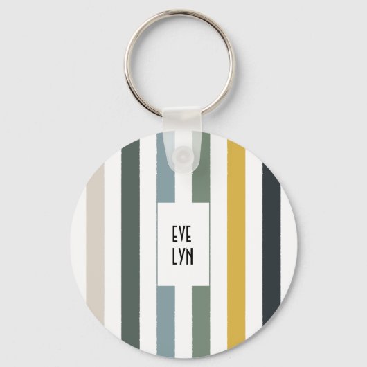 エコートレイルカスタムメタルキーリング – 青/緑ヒューズ キーホルダー (裏面)