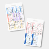 エコーバッジクイックリファレンスガイド バッジ (表裏)