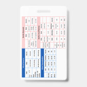 エコーバッジクイックリファレンスガイド バッジ (裏面)